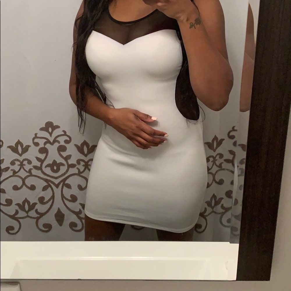 Ladies dress lots of stretch.